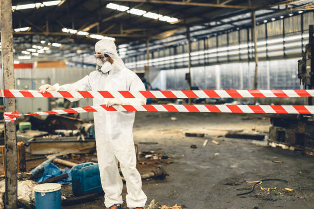 Professional Biohazard technician working in Bethlehem, NC